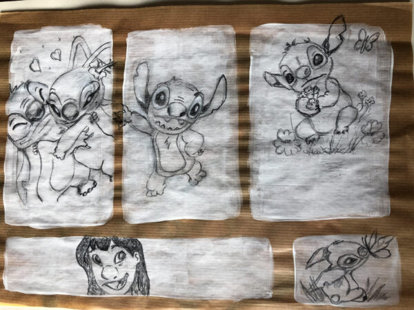 Arts Design - Graphite Lilo et Stitch