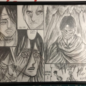 Arts Design - Manga Attack on Titan (SNK)