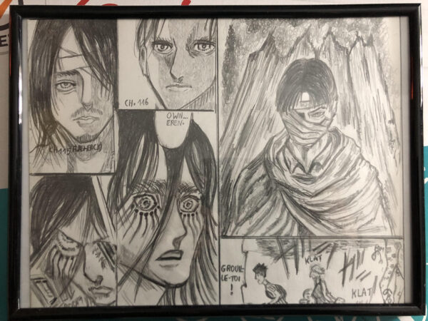 Arts Design - Manga Attack on Titan (SNK)